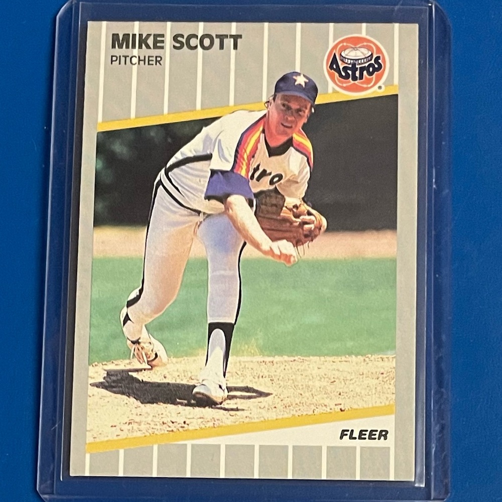 Mike Scott #367 1989 Fleer Baseball Trading Card